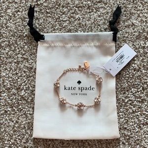 NWT: Kate Spade Lady Marmalade rose gold bracelet